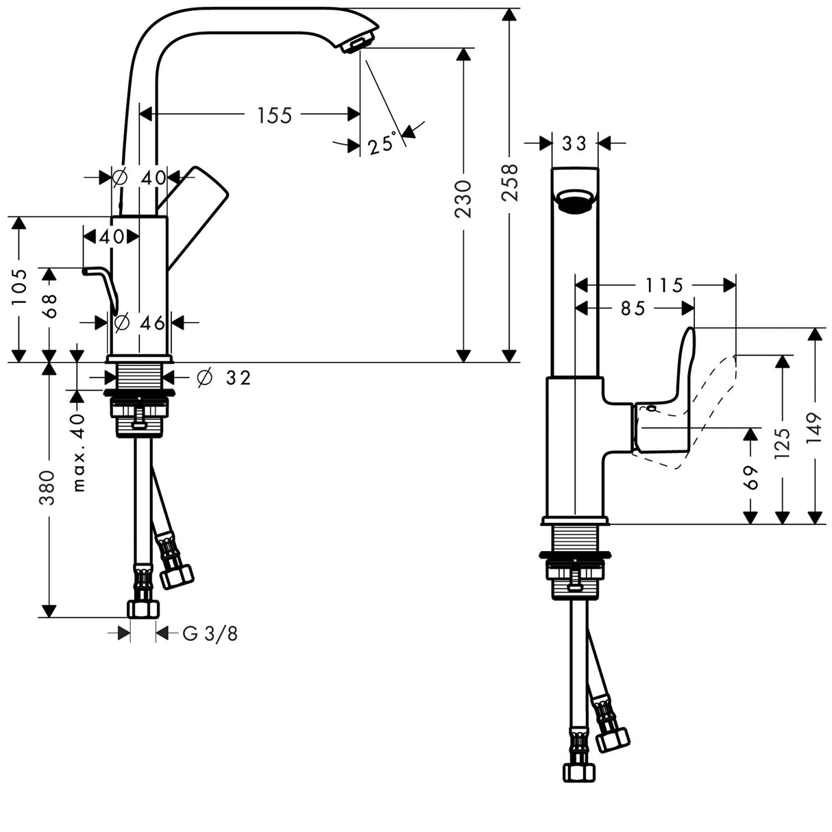 hansgrohe 31087 Metris 面盆龍頭-hong-kong