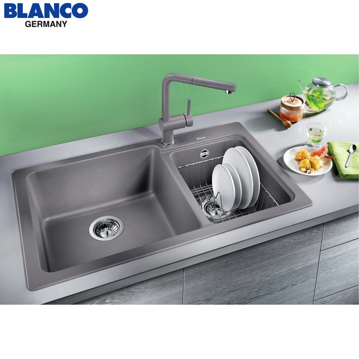 Blanco NAYA8 520594 80厘米 雙盆昇盤-hong-kong