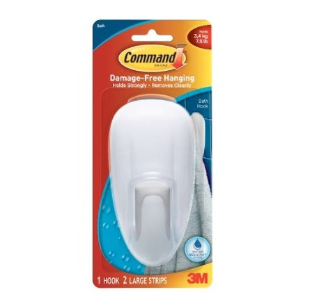 3M Command™ – 防水膠貼掛鉤 – 特大型 17600B-hong-kong
