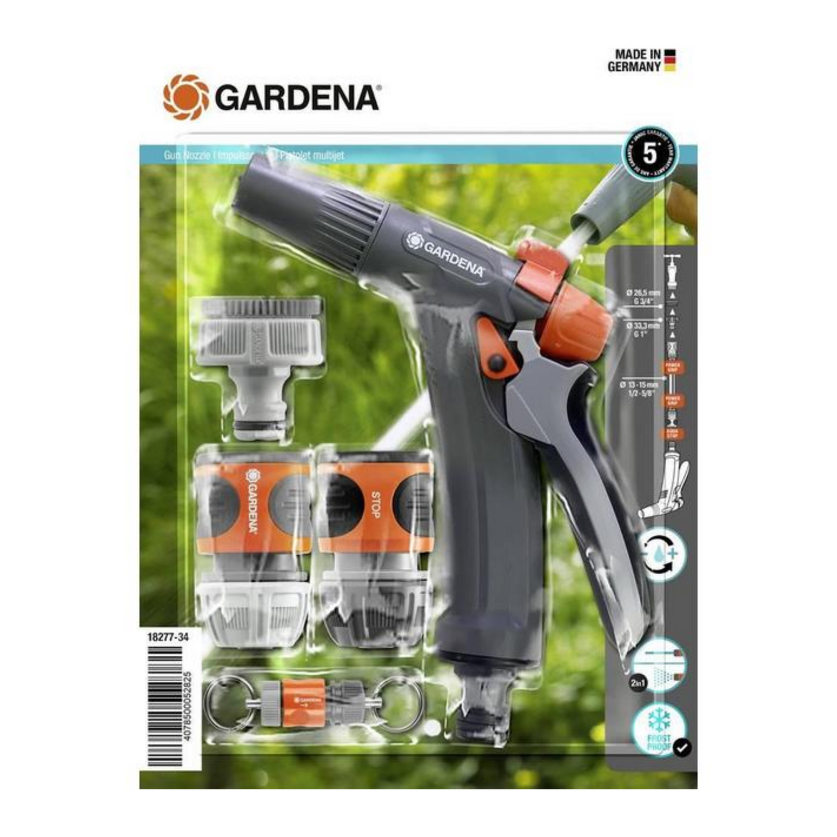 德國 GARDENA 18277-34 Basic Cleaning Set 清洗套裝-hong-kong