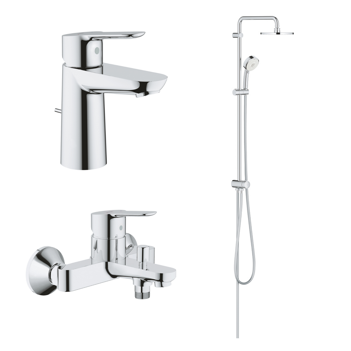 德國 GROHE BAUEDGE 超值浴室龍頭套裝 A3-hong-kong