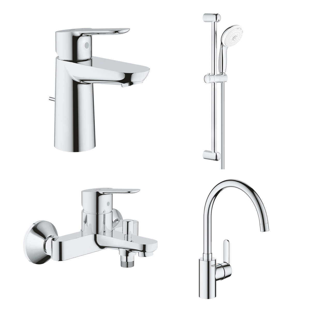 德國 GROHE BAUEDGE 超值浴室龍頭套裝 A5-hong-kong