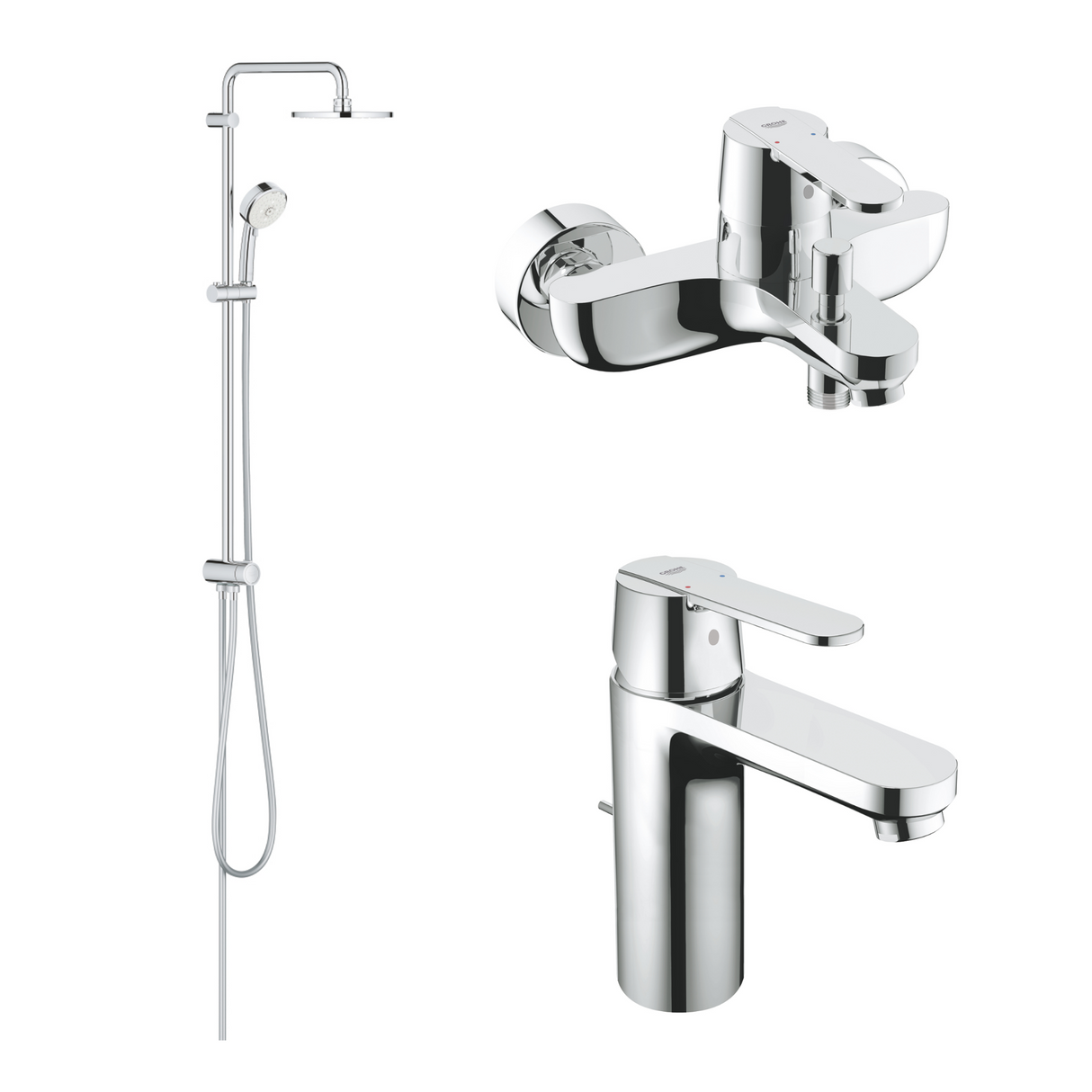 德國 GROHE GET 超值浴室龍頭套裝 B4-hong-kong