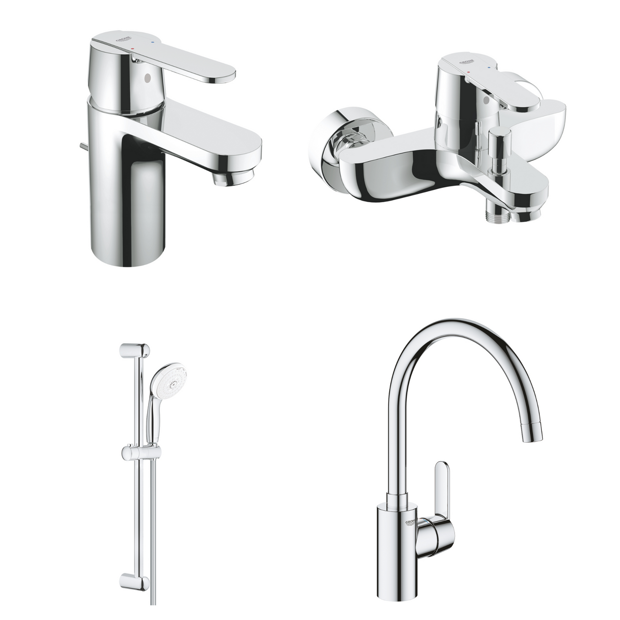 德國 GROHE GET 超值浴室龍頭套裝 B5-hong-kong