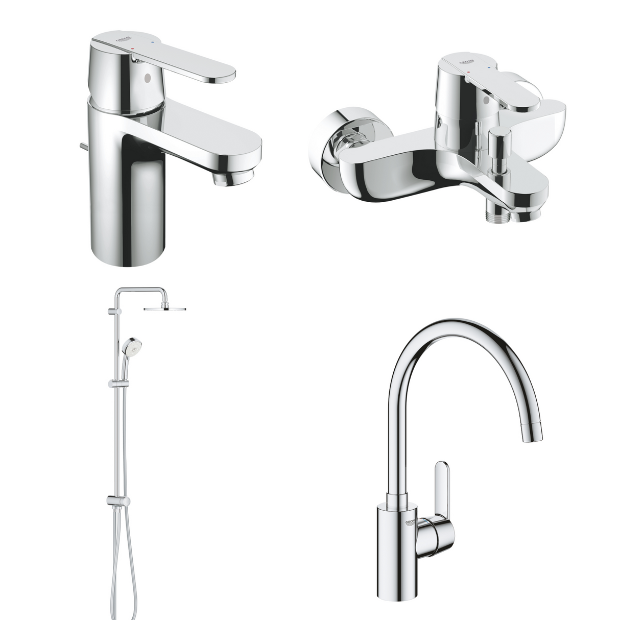 德國 GROHE GET 超值浴室龍頭套裝 B7-hong-kong