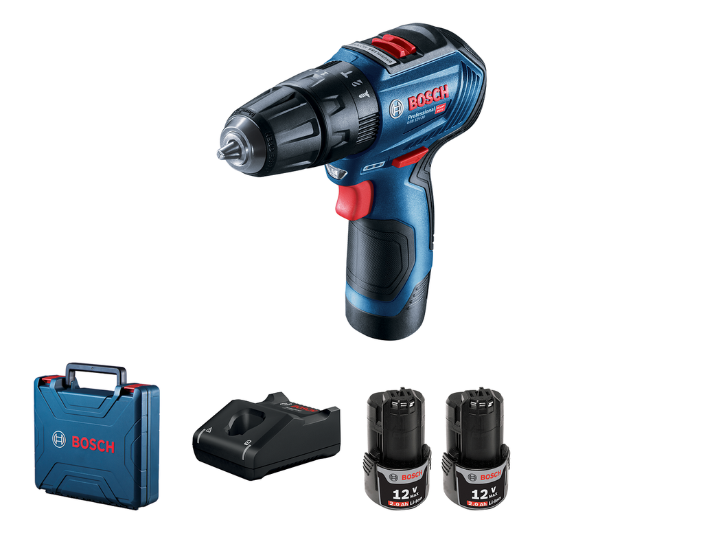 BOSCH GSB 12V-30 充電式衝擊鑽 (套裝)-hong-kong