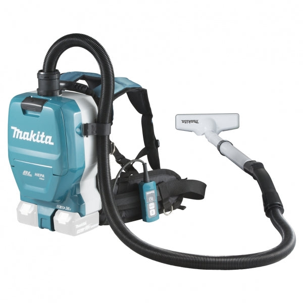 Makita DVC261ZX5 充電式背負型集塵機(HEPA過濾網)(無碳刷馬達)(鋰18Vx2=36V)(淨機)-hong-kong