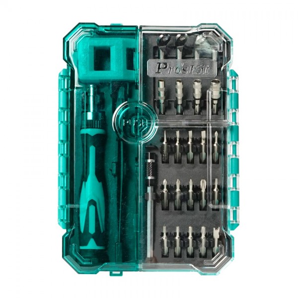 PRO'SKIT 台灣寶工 精密維修螺絲批套裝 SD-9827M【維修精密電子儀器專用】-hong-kong