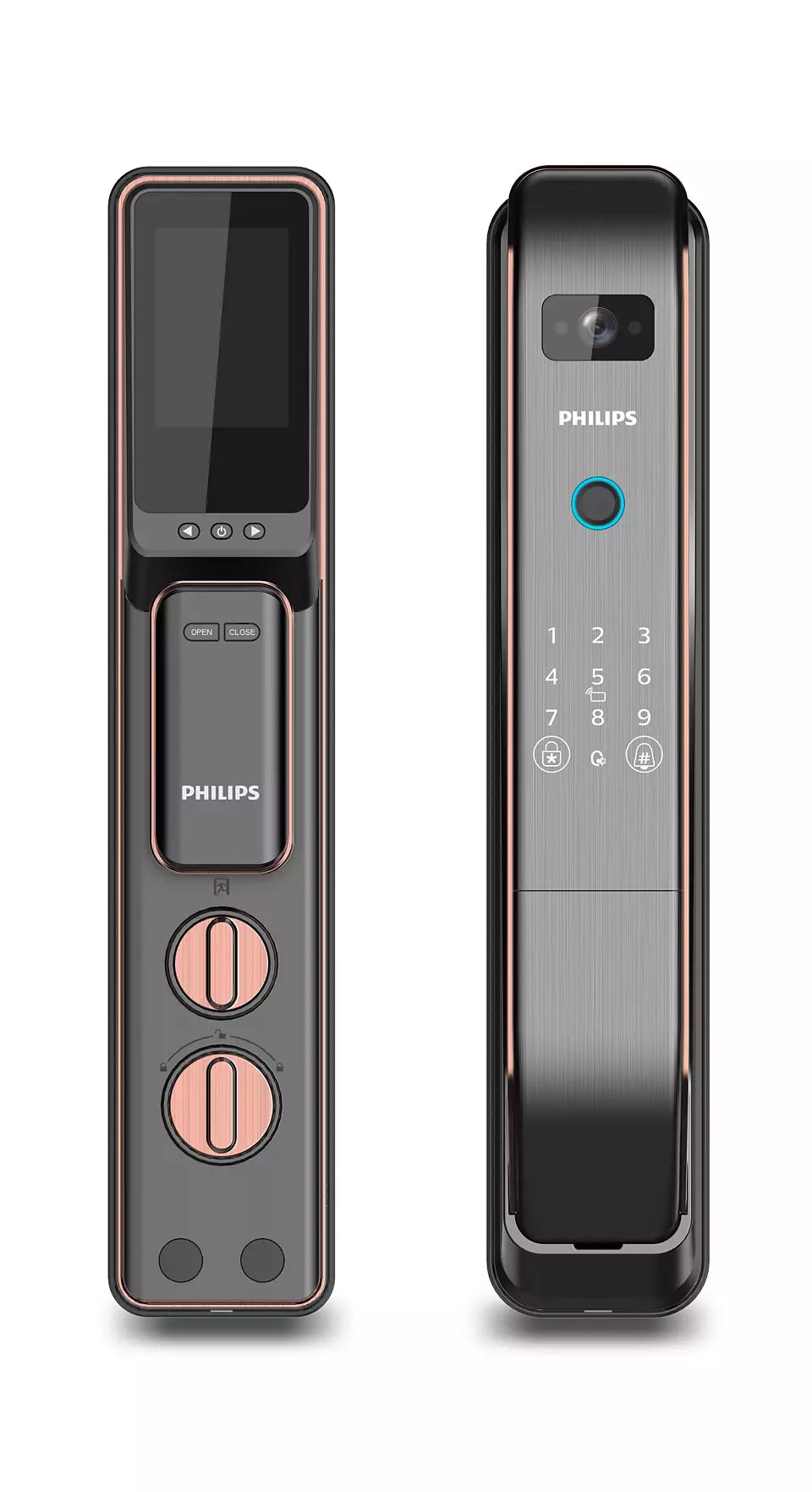 PHILIPS 飛利浦 EasyKey 303VP 電子鎖 (紅古銅)【香港行貨】-hong-kong