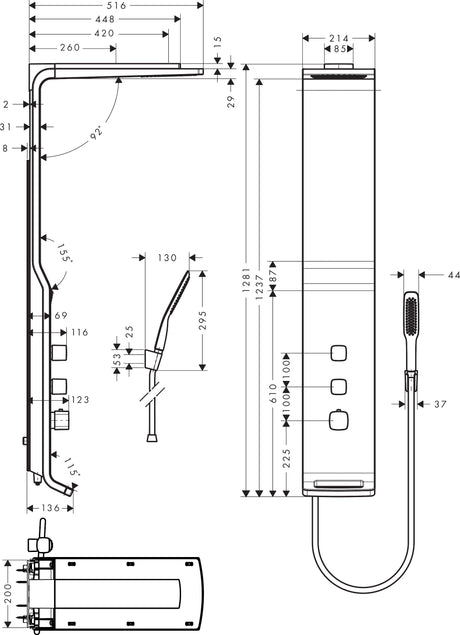 hansgrohe 27008 Raindance 淋浴面板-hong-kong