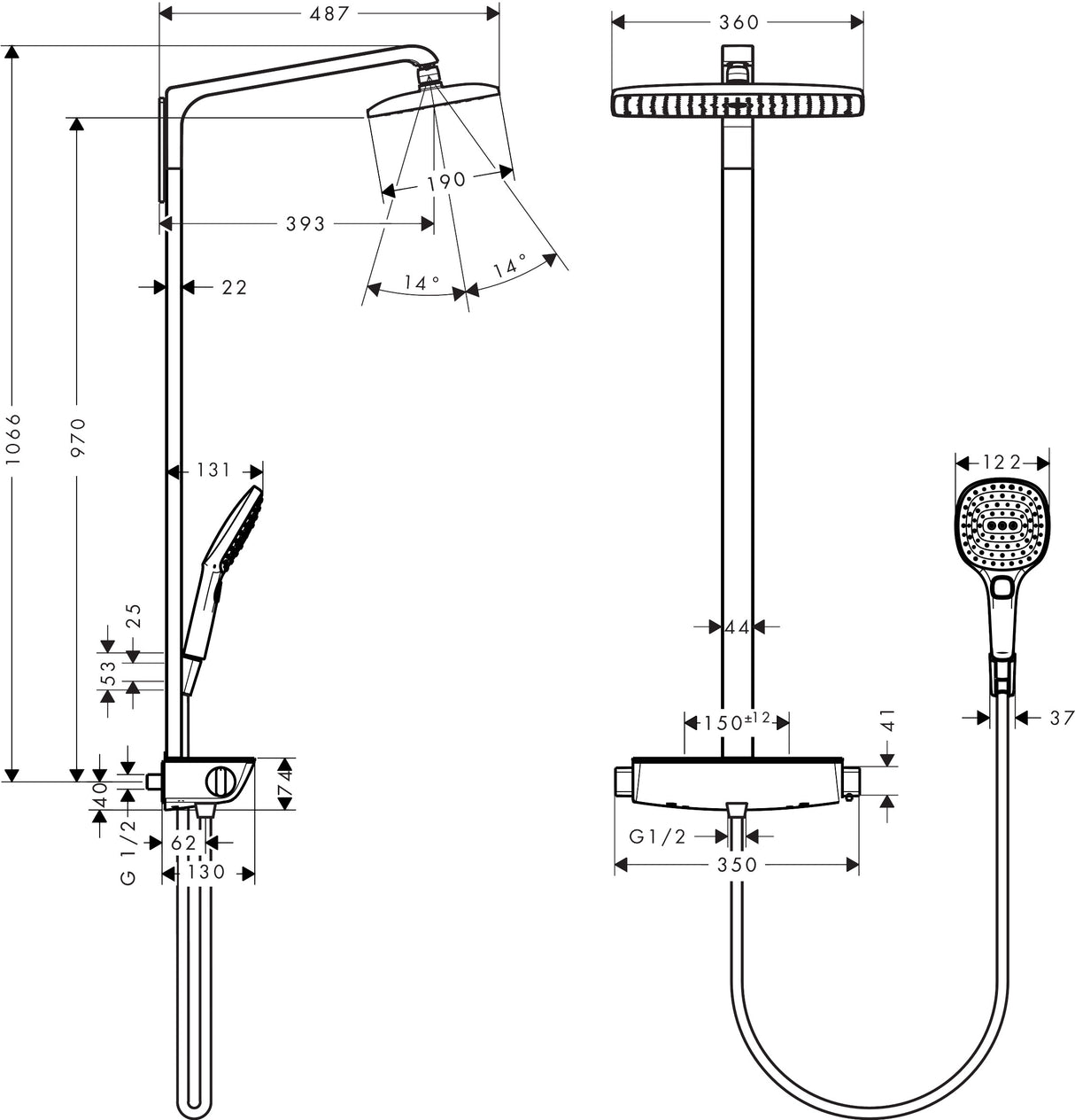 hansgrohe 27112 Raindance E 恆溫雨淋花灑-hong-kong