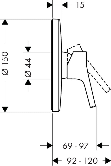 hansgrohe 72605 Talis S 淋浴龍頭-hong-kong