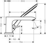 hansgrohe 31190 Metris 浴缸龍頭-hong-kong