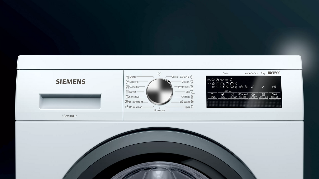 SIEMENS 西門子 WU12P269HK 9公斤 1200轉 前置式洗衣機-hong-kong