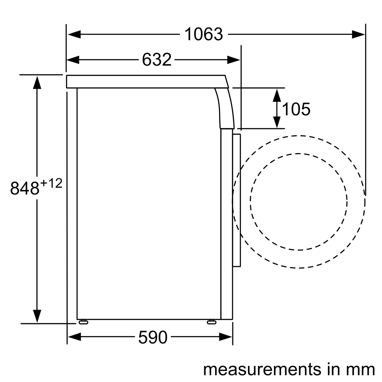 SIEMENS 西門子 WU12P269HK 9公斤 1200轉 前置式洗衣機-hong-kong