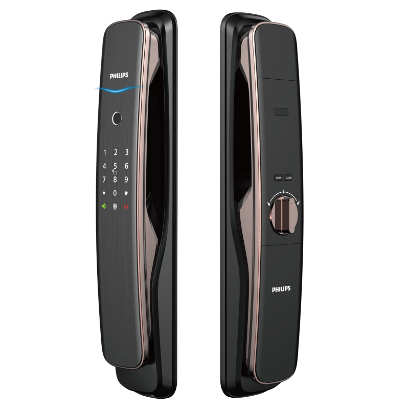 PHILIPS 飛利浦 EasyKey 702E 電子鎖 (紅古銅)【香港行貨】-hong-kong