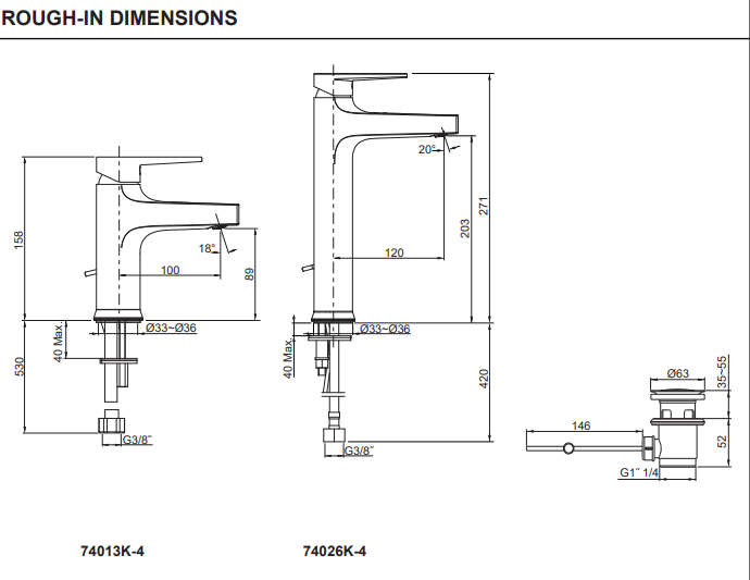 KOHLER K-74013K-4-CP TAUT 面盆龍頭-hong-kong