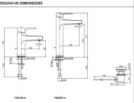 KOHLER K-74013K-4-CP TAUT 面盆龍頭-hong-kong