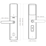 LOCKLY PGD829BF Secure Lux 智能電子門鎖 (威尼斯古銅色) (包標準安裝)-hong-kong