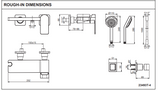 KOHLER K-23494T-4-BN PARALLEL 掛牆式浴缸龍頭 (羅曼銀)-hong-kong