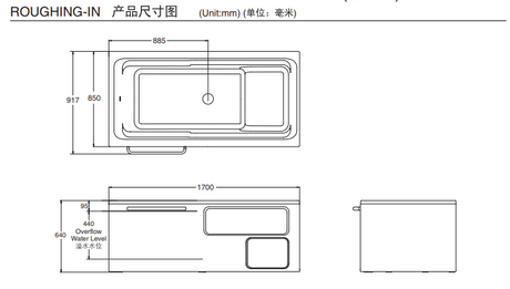 KOHLER K-24459T-FD-0 ALEUTIAN 2.0 1.7 米整體化浴缸(左角位) (三合一去水)-hong-kong