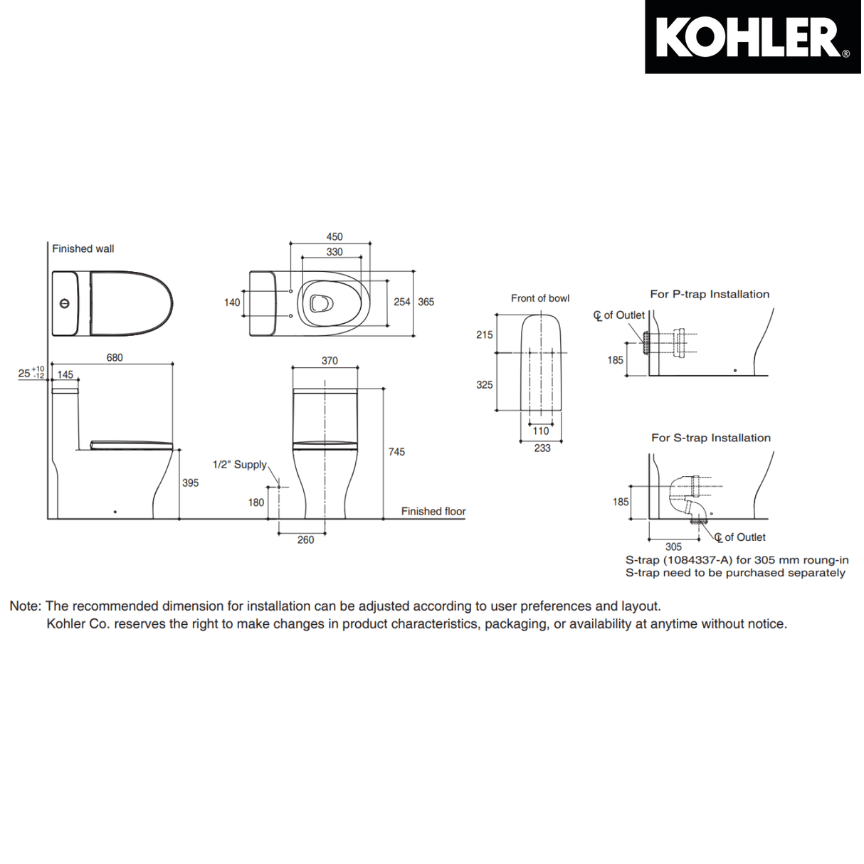 KOHLER K-27869H-0 REACH UP 連體式自由咀座廁-hong-kong