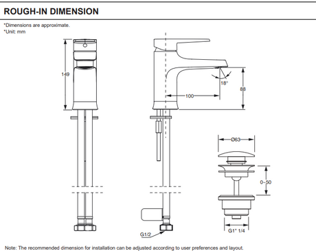 KOHLER K-26040T-4-BL BEAM 面盆龍頭 (黑色)-hong-kong