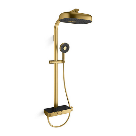 KOHLER K-26334T-9-2MB ANTHEM ™ 恆溫四路出水淋浴柱 (摩登金)-hong-kong