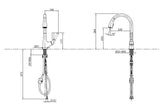 KOHLER K-562T-B4-CP MALLECO 下抽拉式廚房龍頭-hong-kong