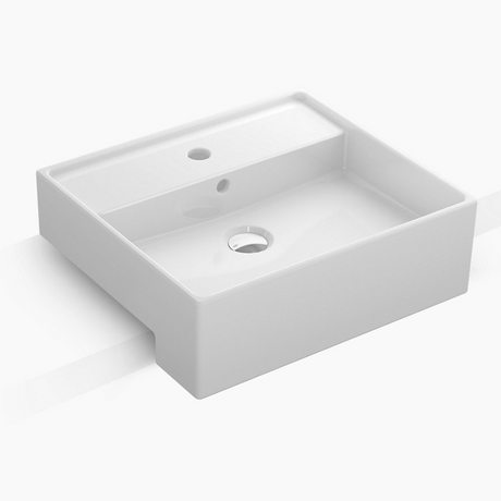 KOHLER K-20338T-1-0 DELTA 半崁式浴室面盆 (單龍頭孔)-hong-kong