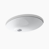 KOHLER K-2211X-0 CAXTON 19" 橢圓形檯下式面盆-hong-kong