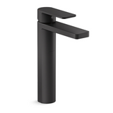KOHLER K-23475T-4-BL PARALLEL 中高身面盆龍頭 (黑色)-hong-kong