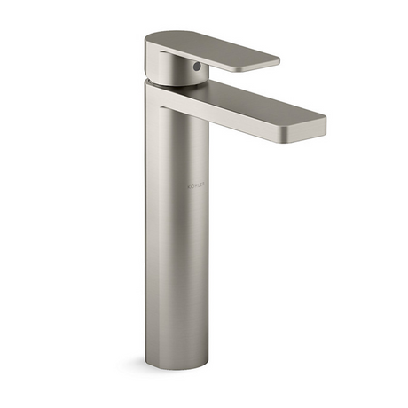 KOHLER K-23475T-4-BN PARALLEL 中高身面盆龍頭 (羅曼銀)-hong-kong