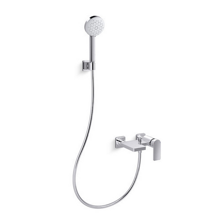 KOHLER K-23494T-4-CP PARALLEL 掛牆式浴缸龍頭 (拋光鍍鉻)-hong-kong
