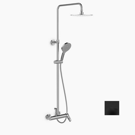 KOHLER K-26242T-4-BL ALEO兩路出水淋浴柱 (亮黑色)-hong-kong