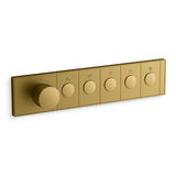 KOHLER K-26349T-9-2MB ANTHEM™ 五路嵌入式機械恆溫控制 (摩登金)-hong-kong