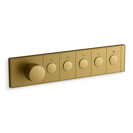 KOHLER K-26349T-9-2MB ANTHEM™ 五路嵌入式機械恆溫控制 (摩登金)-hong-kong
