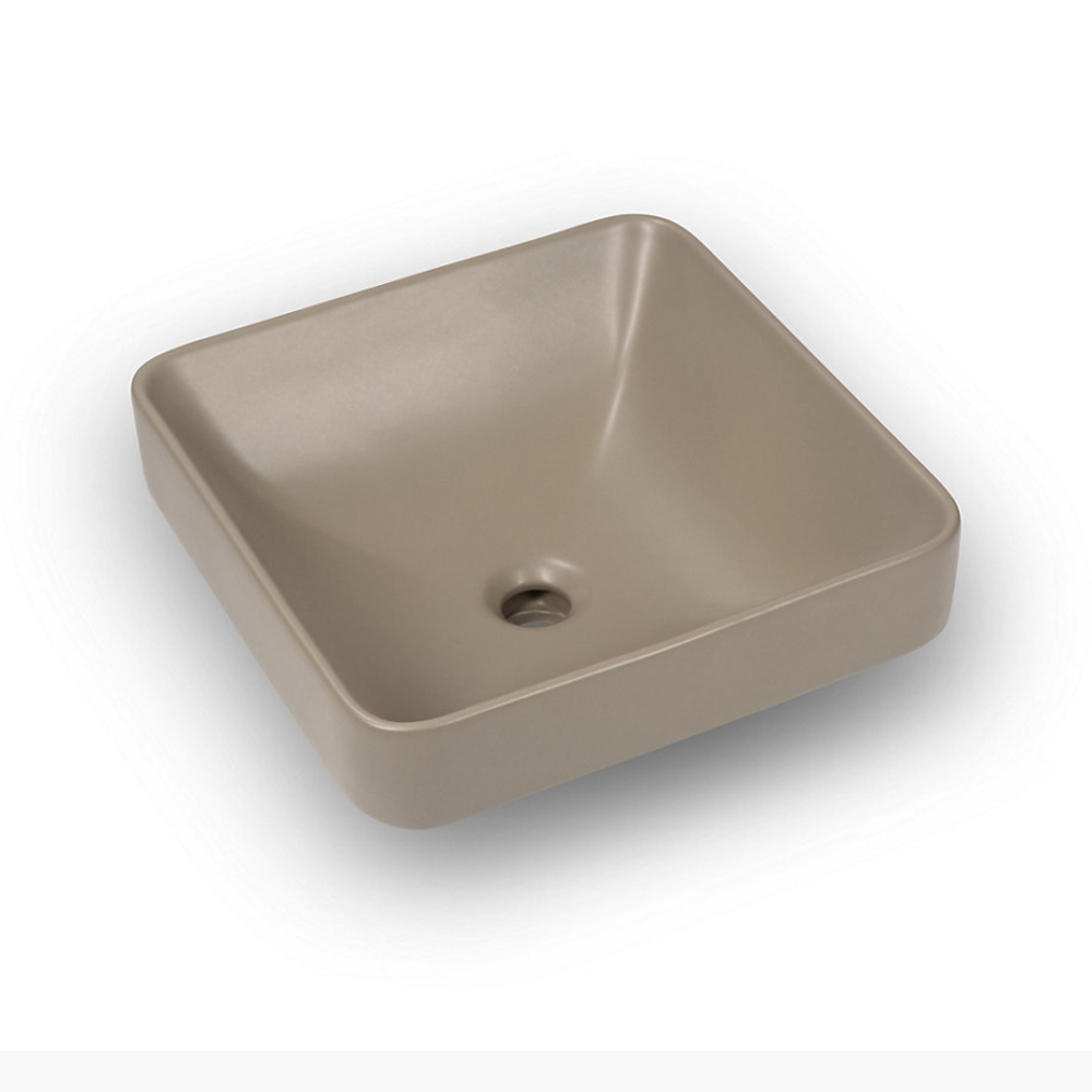 KOHLER K-2661X-NSG FOREFRONT 方形檯上式面盆 (霧灰色)-hong-kong