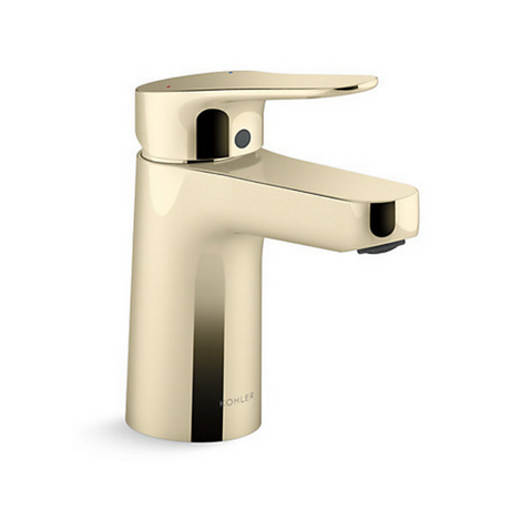 KOHLER K-33059K-4-AF ACCLIV 單把手面盆龍頭 (法蘭金)-hong-kong
