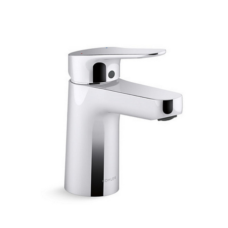 KOHLER K-33059K-4-CP ACCLIV 單把手面盆龍頭 (拋光鍍鉻)-hong-kong