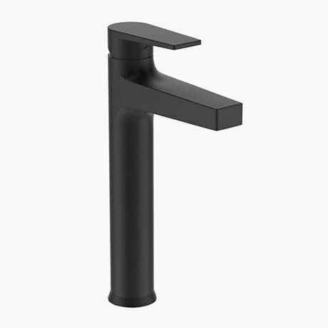 KOHLER K-74026K-4-BL TAUT 高身面盆龍頭 (黑色)-hong-kong