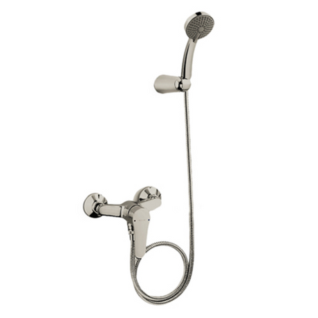 KOHLER K-7685T-4-BN JULY 掛牆式淋浴龍頭 (包括多功能手持花灑及插座) (羅曼銀)-hong-kong