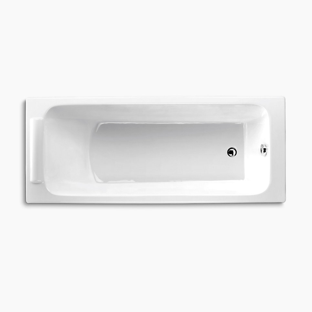 KOHLER K-P1875H-GR-0 PARALLEL 1.5米鑄鐵浴缸 (含扶手孔)-hong-kong