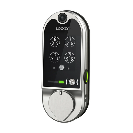 LOCKLY PGD798 Vision™ 智能電子門鎖 (緞面鎳色) (包標準安裝)-hong-kong