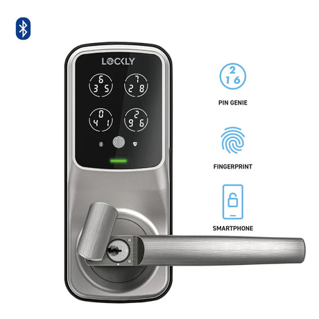 LOCKLY PGD628F Secure Plus 智能電子門鎖 (緞面鎳色) (包標準安裝)-hong-kong