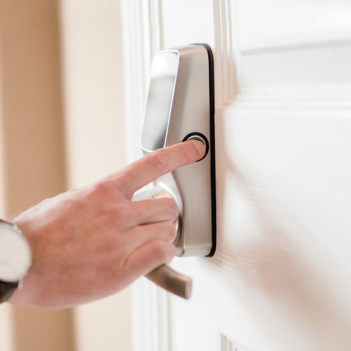 LOCKLY PGD628F Secure Plus 智能電子門鎖 (緞面鎳色) (包標準安裝)-hong-kong
