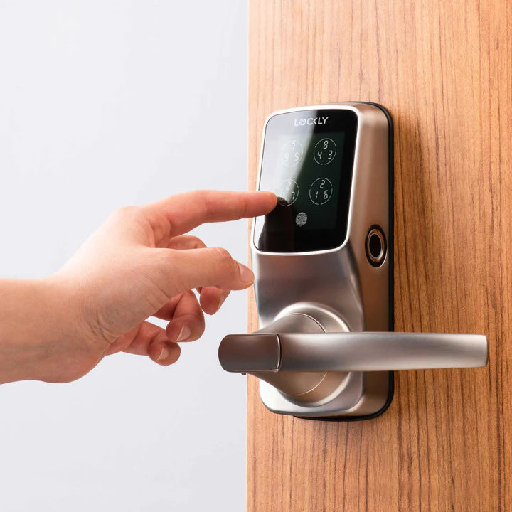 LOCKLY PGD628F Secure Plus 智能電子門鎖 (緞面鎳色) (包標準安裝)-hong-kong