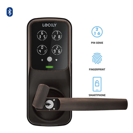 LOCKLY PGD628F Secure Plus 智能電子門鎖 (威尼斯古銅色) (包標準安裝)-hong-kong