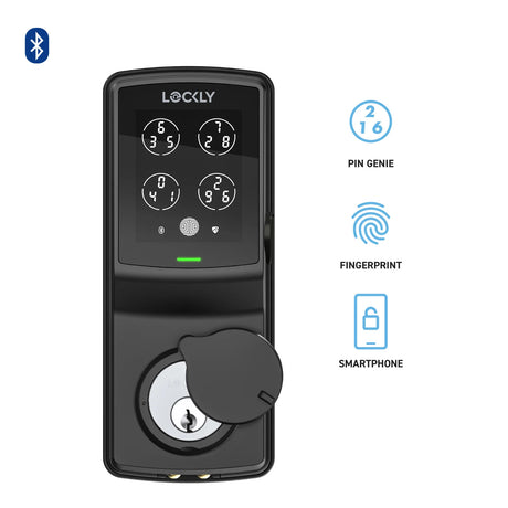 LOCKLY PGD728F Secure Plus 智能電子門鎖 (啞黑色) (包標準安裝)-hong-kong