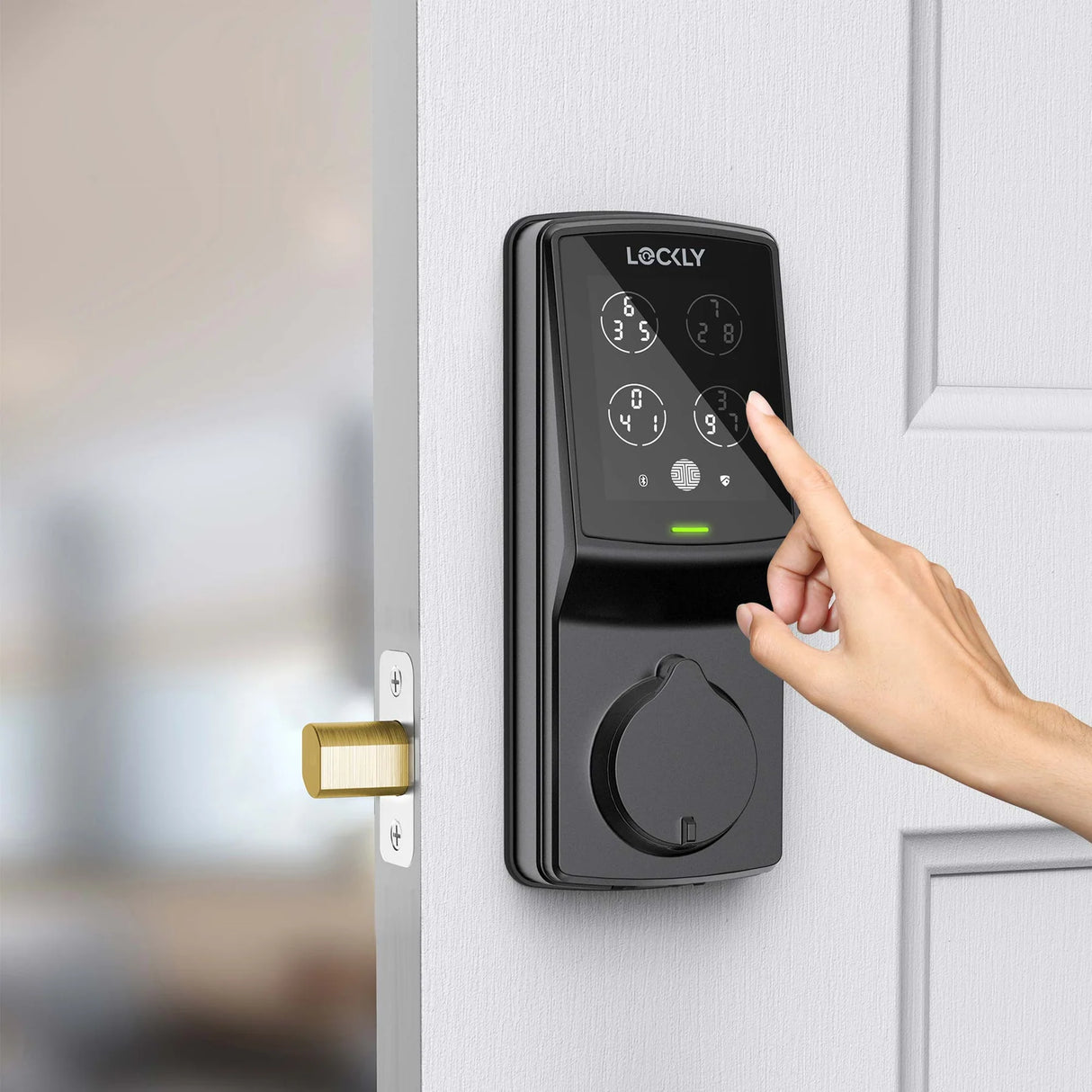 LOCKLY PGD728F Secure Plus 智能電子門鎖 (啞黑色) (包標準安裝)-hong-kong